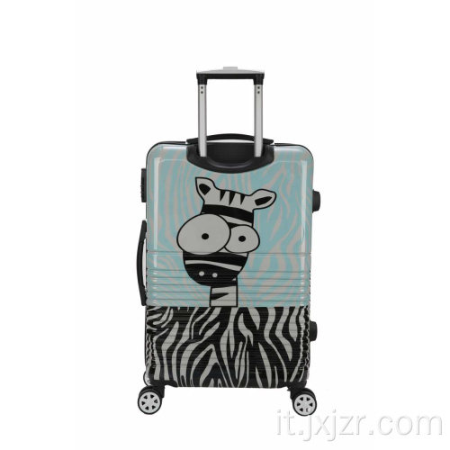 Figura del fumetto bagaglio trolley